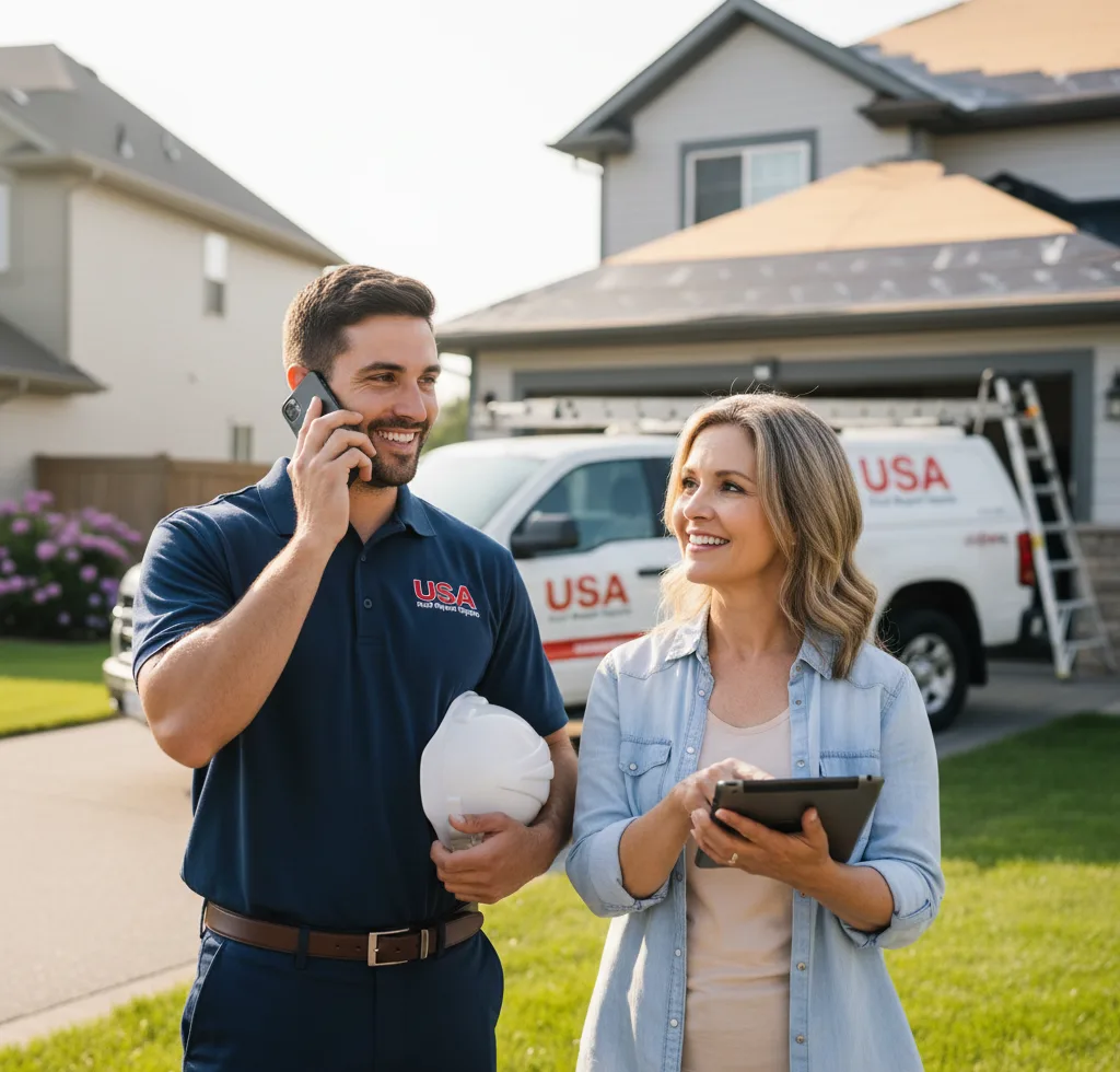 USA Roof Repair Experts customer support in Grant